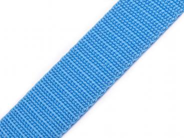 Gurtband Uni 30 mm Blau